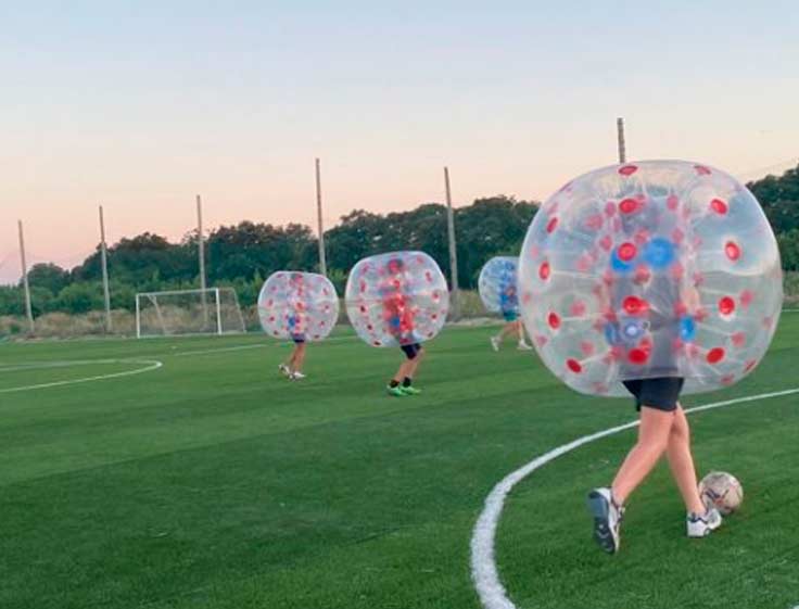 Bubble Soccer en Mallorca Paintball, una actividad divertida y diferente