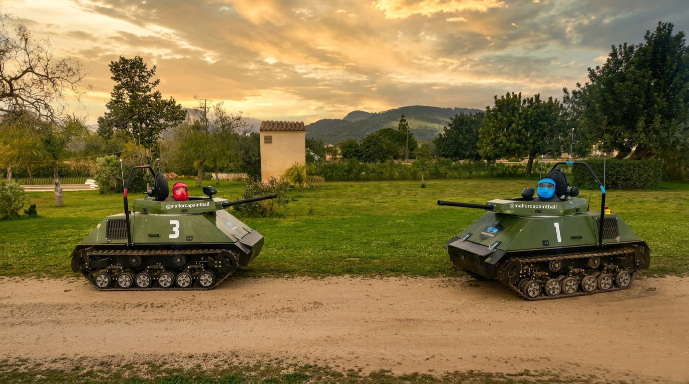 Mini tank Mallorca Paintball Extreme Sports Jet Skiing